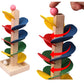 Montessori Wooden Marble Run