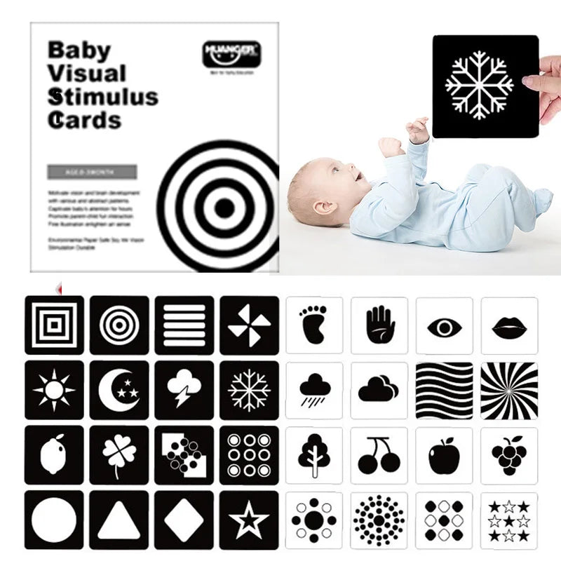 Montessori Newborn Contrast Book