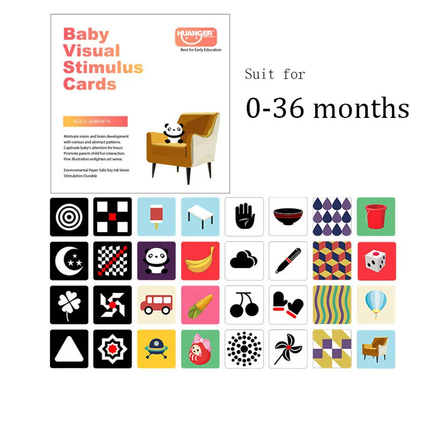 Montessori Newborn Contrast Book