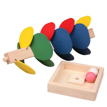 Montessori Wooden Marble Run