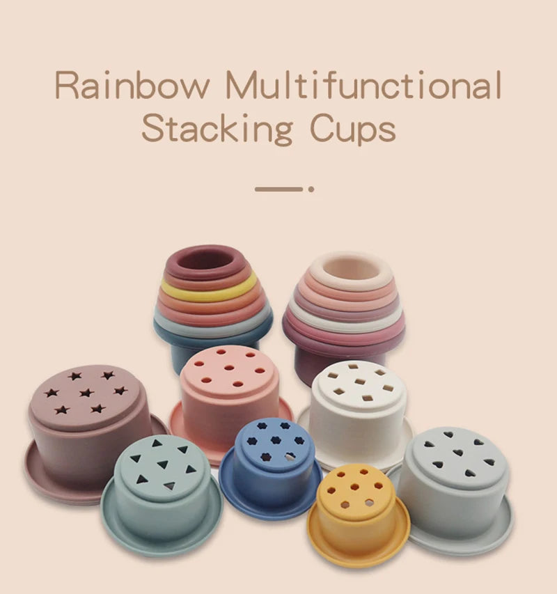 Montessori Baby Stacking Cups