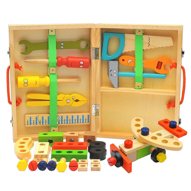 Montessori Wooden ToolBox