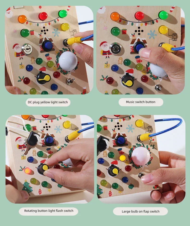 Montessori Wooden Switch Board