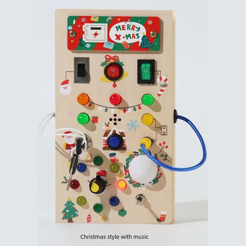 Montessori Wooden Switch Board