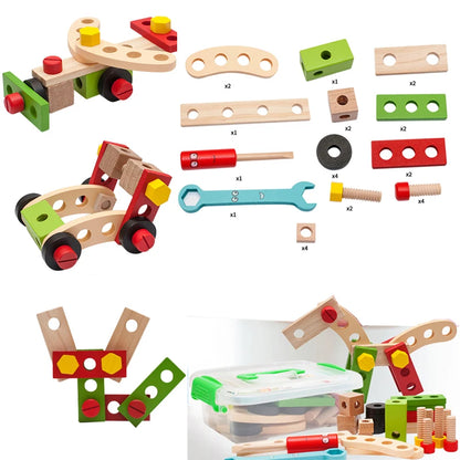 Montessori Wooden ToolBox