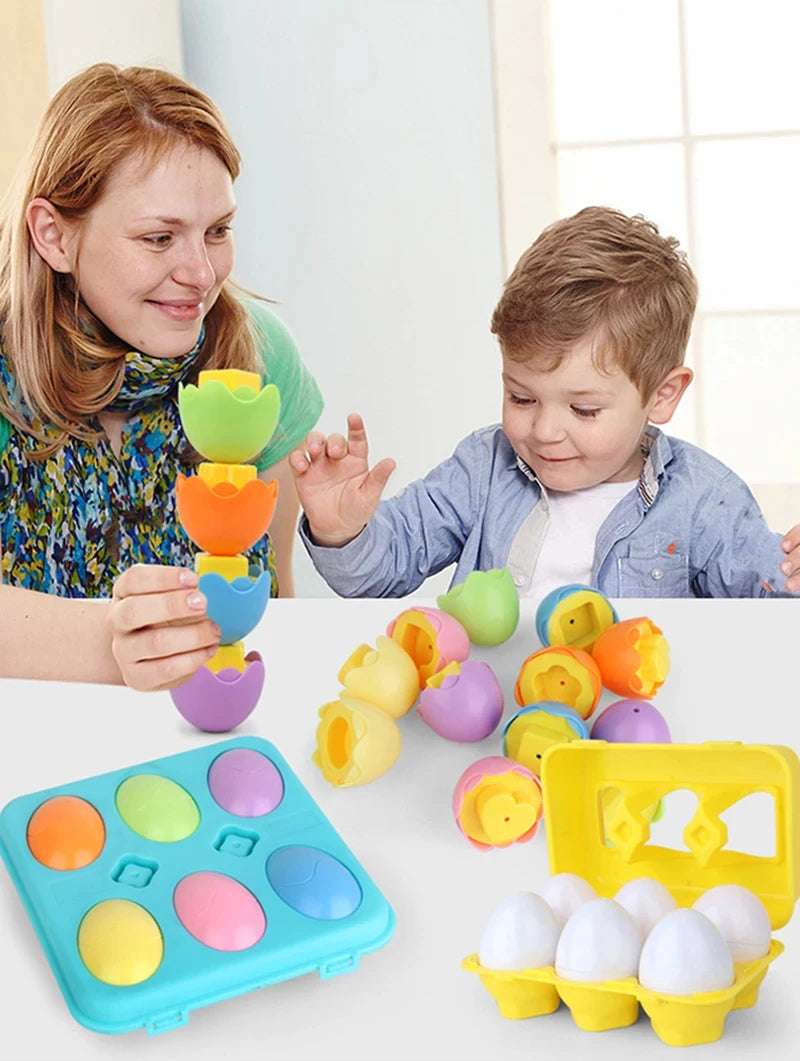 Montessori Geometric Eggs