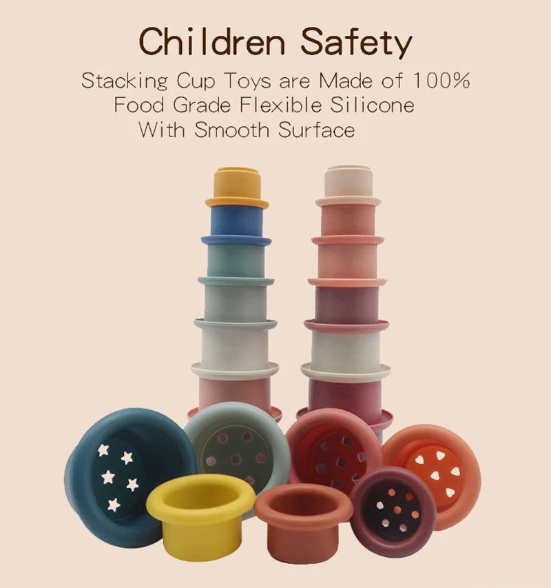 Montessori Baby Stacking Cups