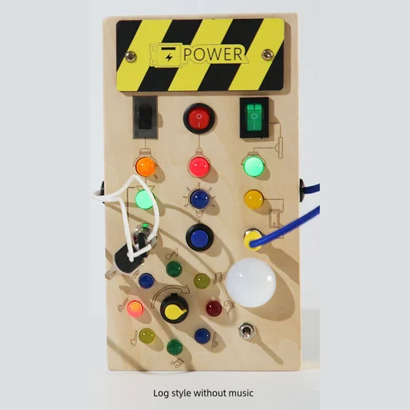 Montessori Wooden Switch Board