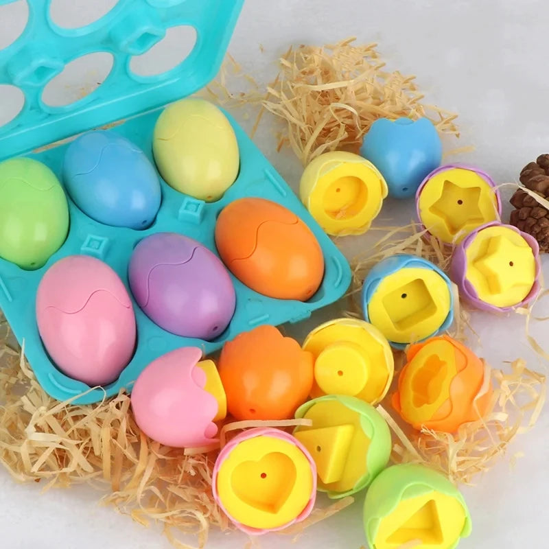 Montessori Geometric Eggs